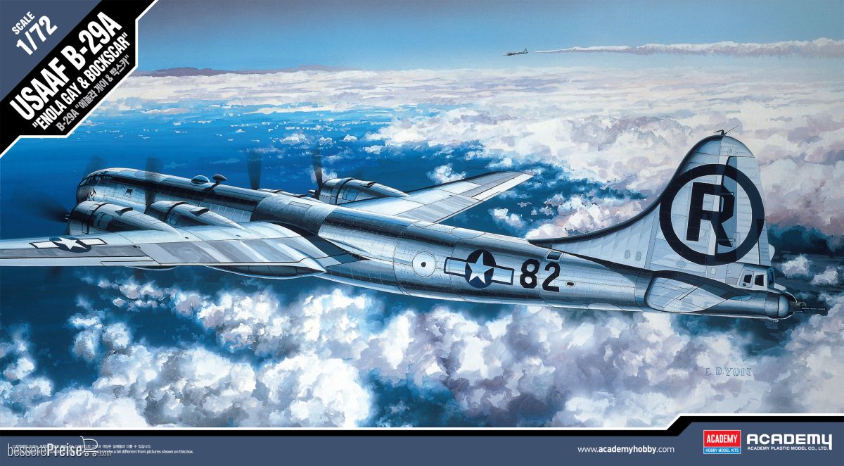 Academy 12528 - 1/72 B-29A Enola Gay & Bockscar