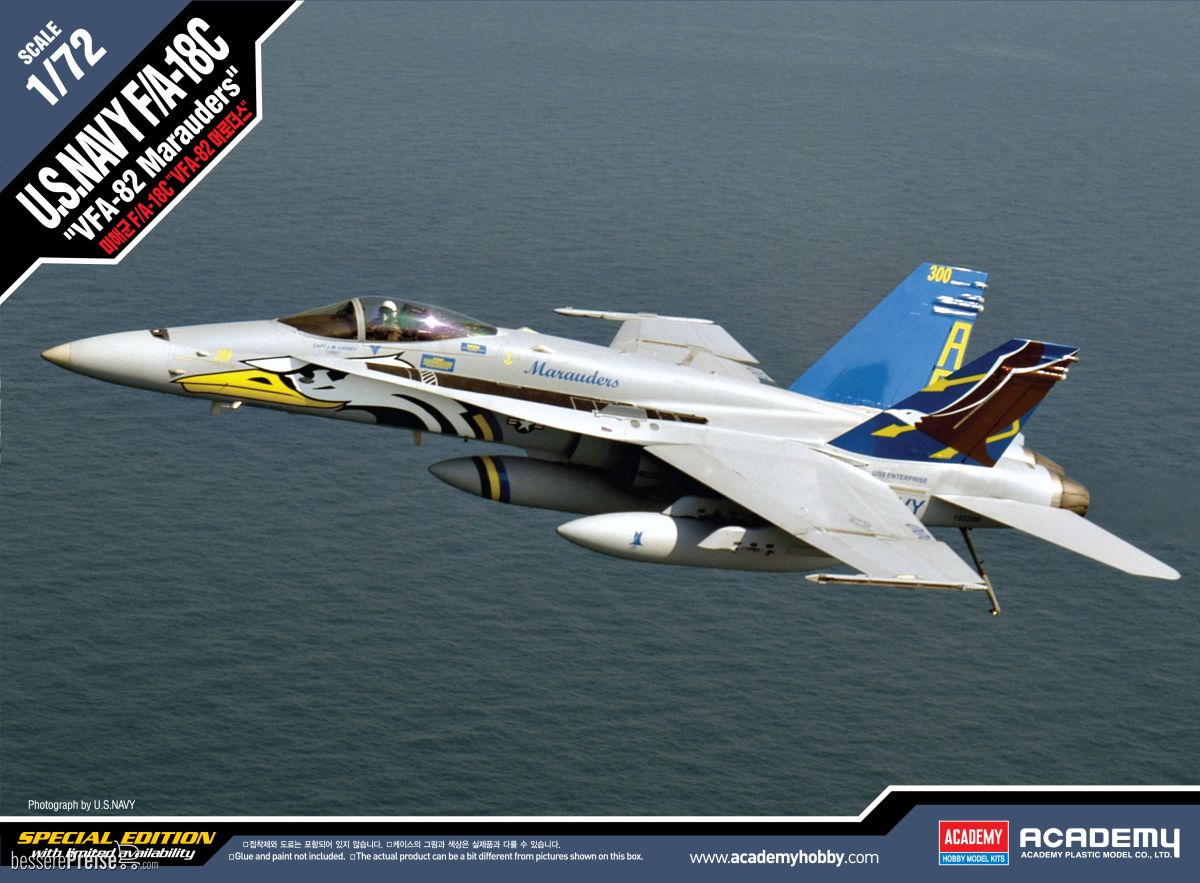 Academy 12534 - 1/72 F/A-18C U.S Navy VFA-82 Marauders