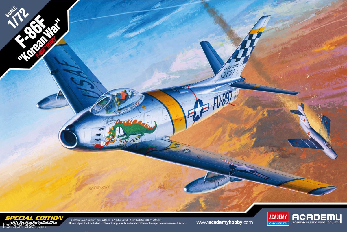 Academy 12546 - 1/72 F-86F Korea-Krieg