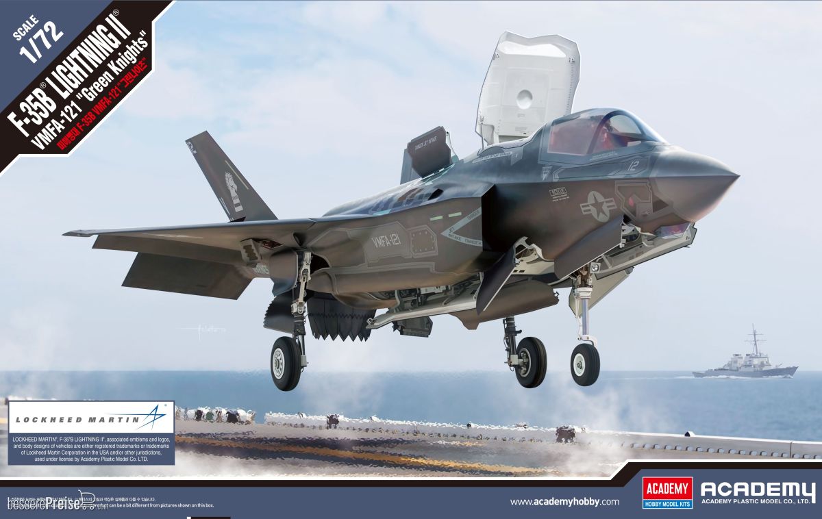 Academy 12569 - 1/72 USMC F-35B Vmfa-121 Green Knights