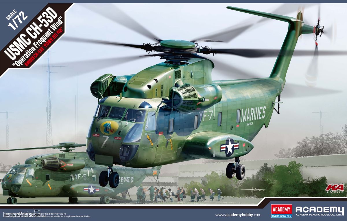 Academy 12575 - 1/72 USMC Ch-53D Operation Frequent Wind