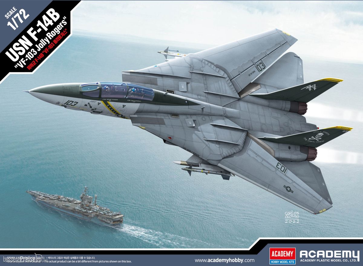 Academy 12578 - 1/72 USN F-14B Vf-103 Jolly Rogers