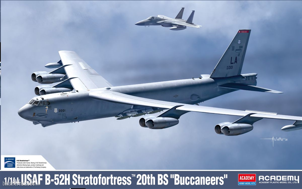 Academy 12622 - 1/144 USAF B-52H 20Th Bs Buccaneers