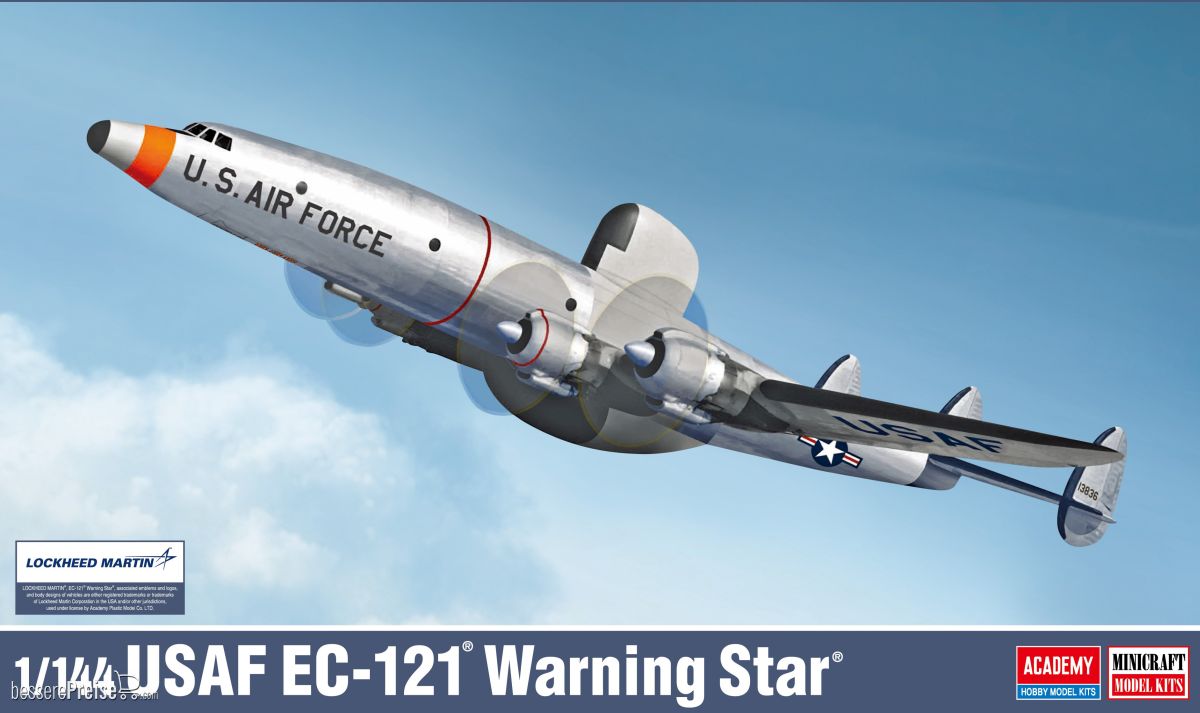 Academy 12637 - 1/144 USAF Ec-121 Warning Star