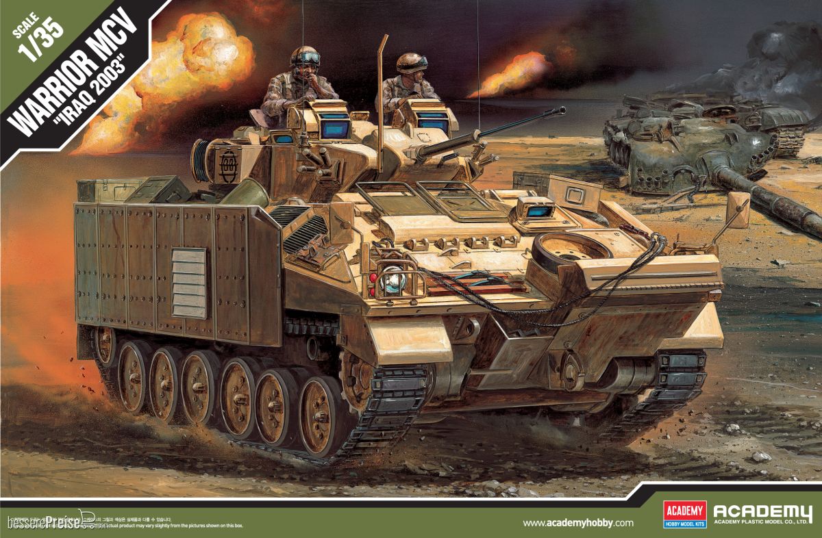 Academy 13201 - 1/35 Warrior Mcv Irak 2003