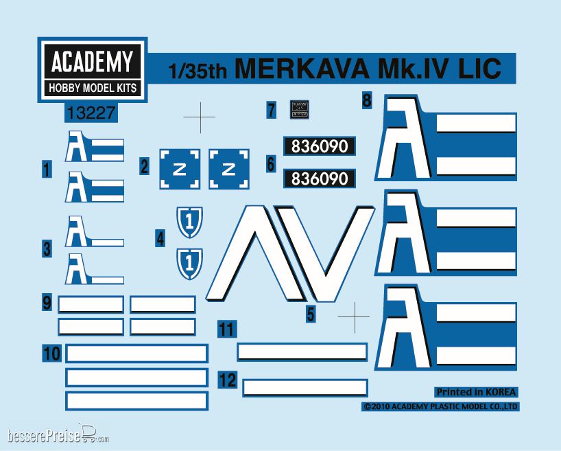 Academy 13227 - 1/35 Merkava Mk.Iv Lic