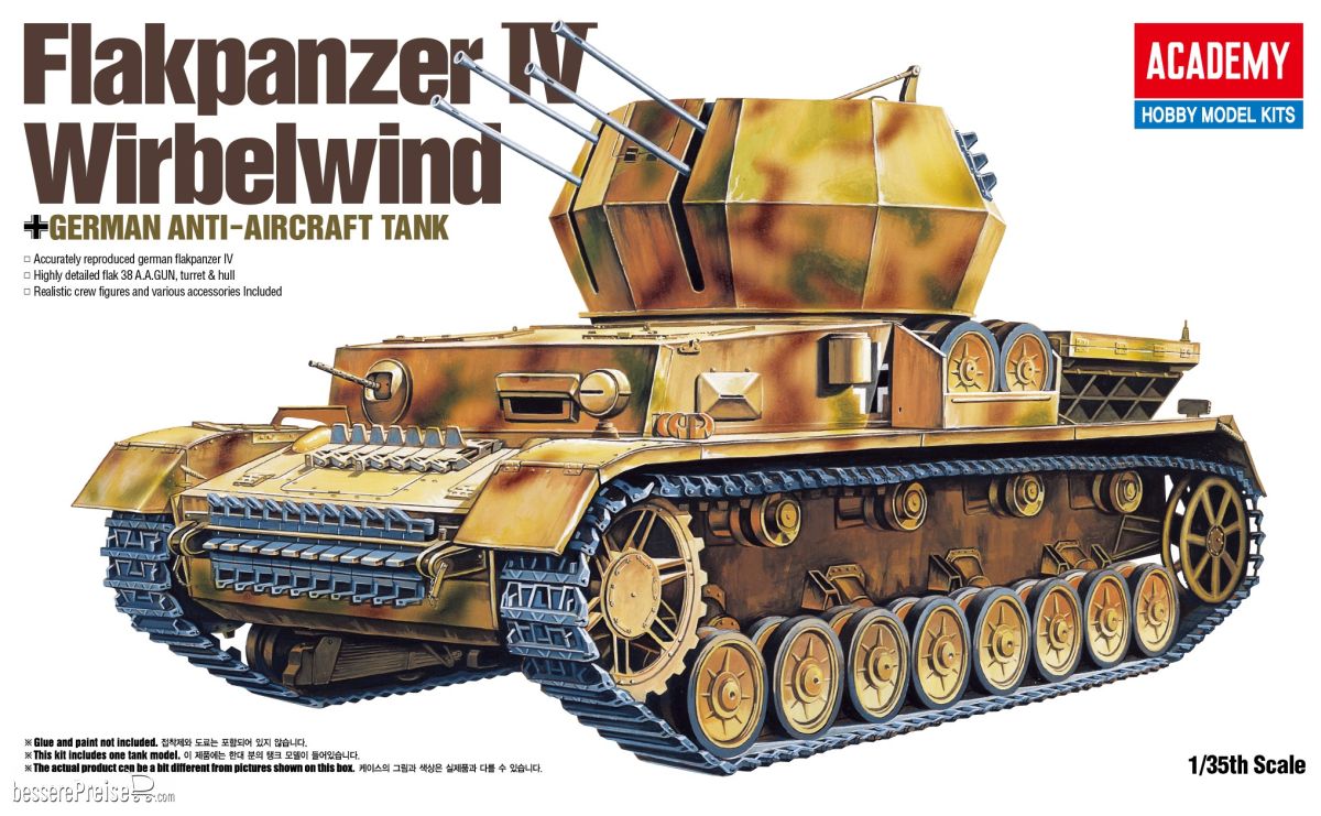 Academy 13236 - 1/35 Flak-Panzer IV Wirbelwind