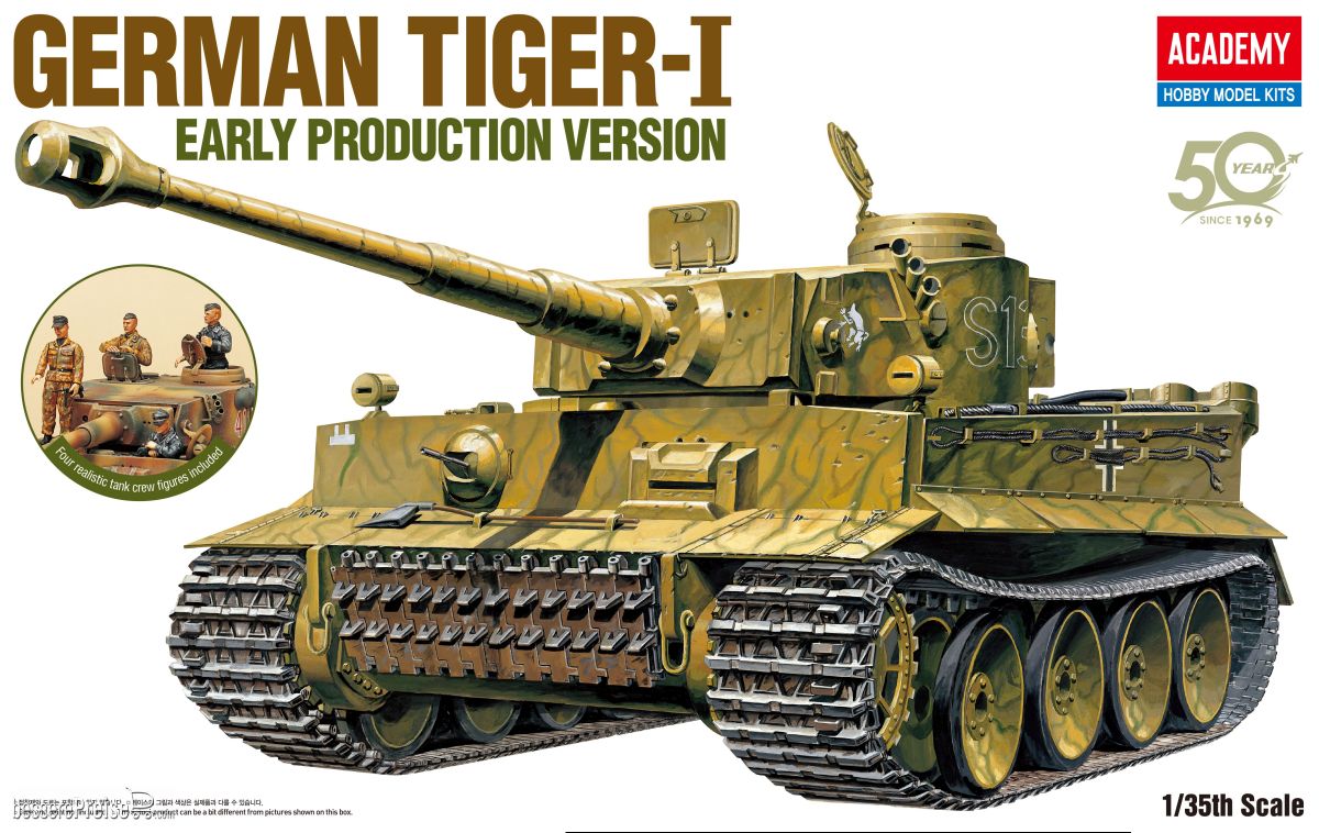 Academy 13264 - 1/35 Tiger-I WWII, frühe Version