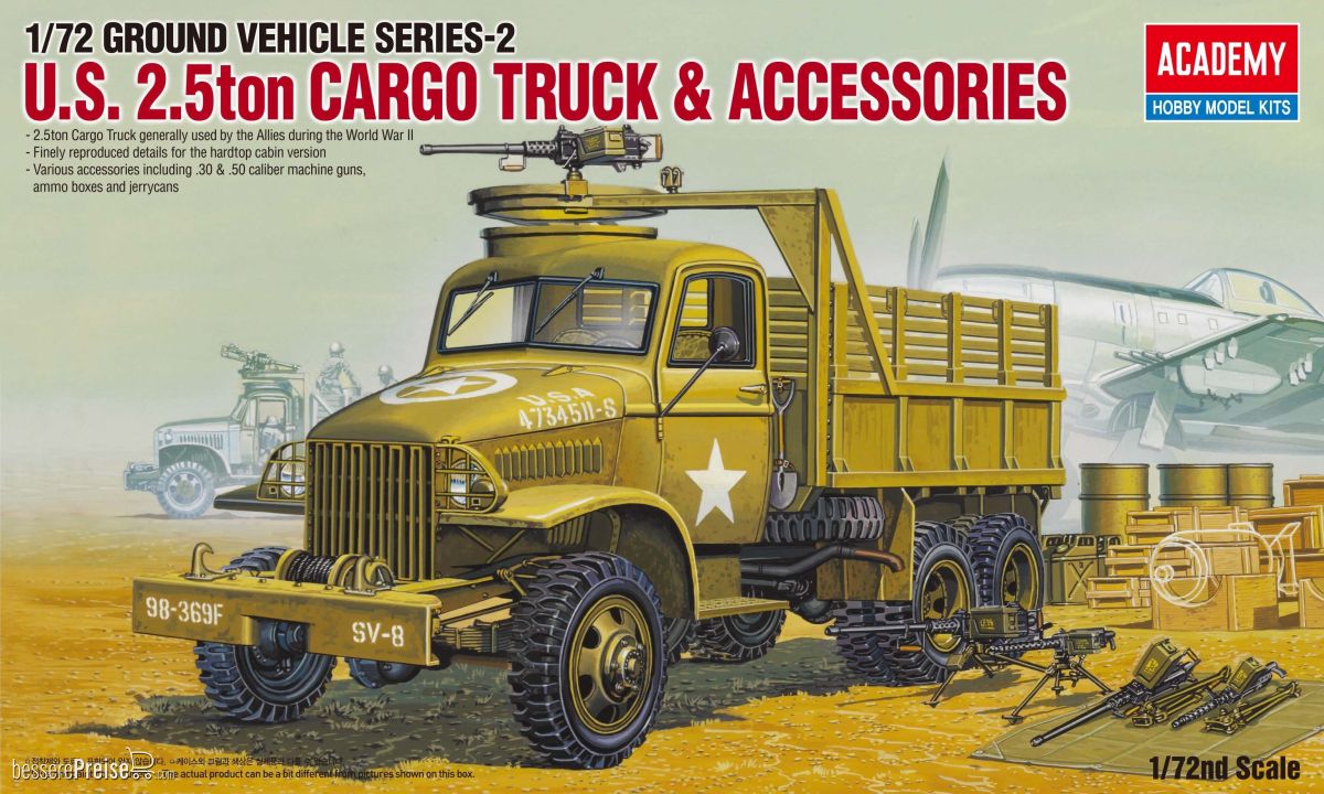 Academy 13402 - 1/72 US Truck und Zubehör