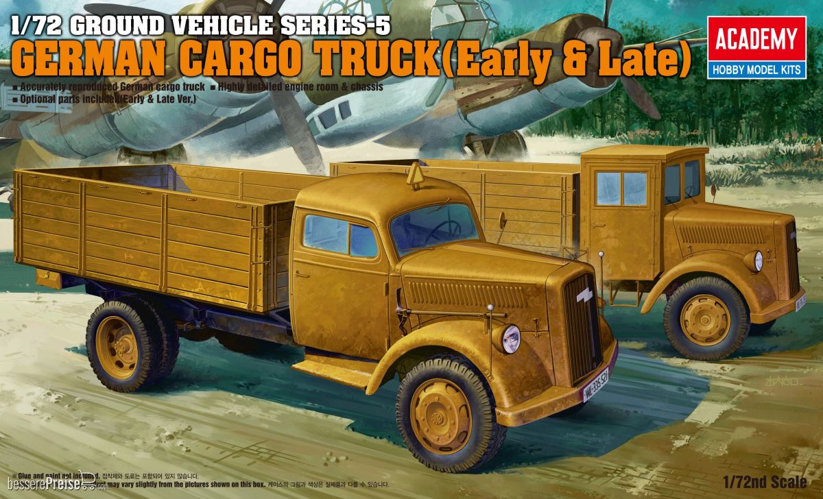 Academy 13404 - 1/72 Deutscher LKW E/L