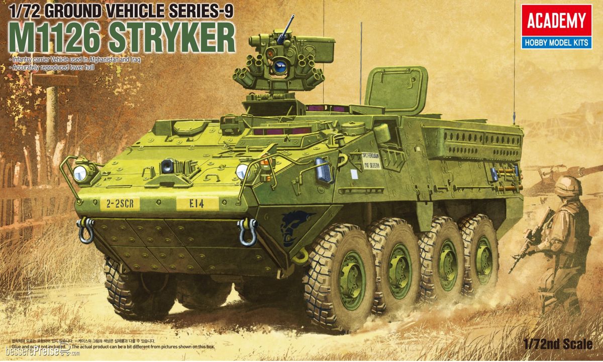 Academy 13411 - 1/72 M1126 Stryker