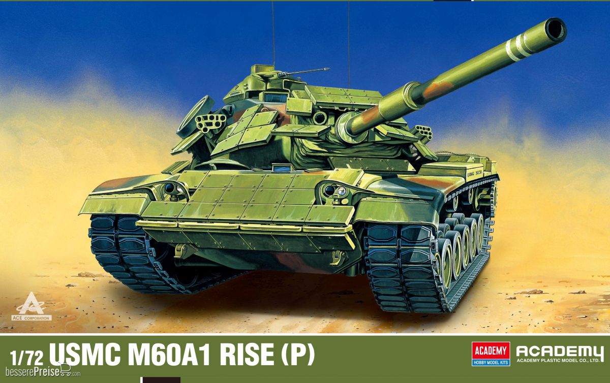 Academy 13425 - 1/72 USMC M60A1 Rise P