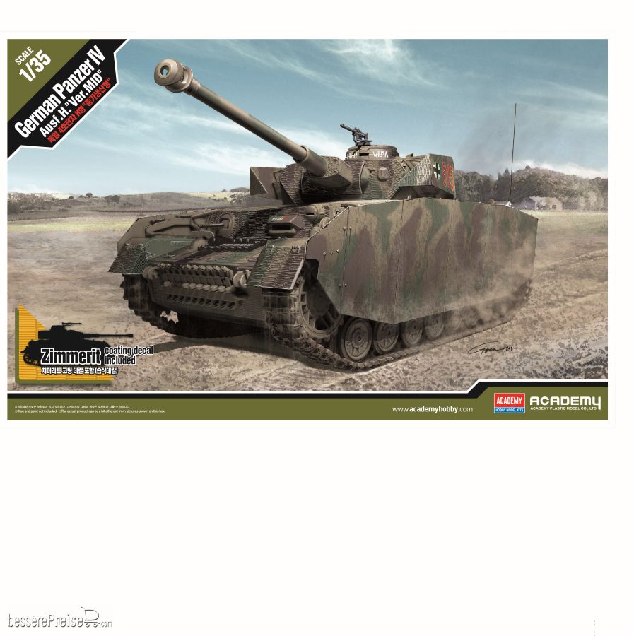 Academy 13516 - 1/35 ?Pz.Kpfw.Iv Ausf.H, mittlere Version