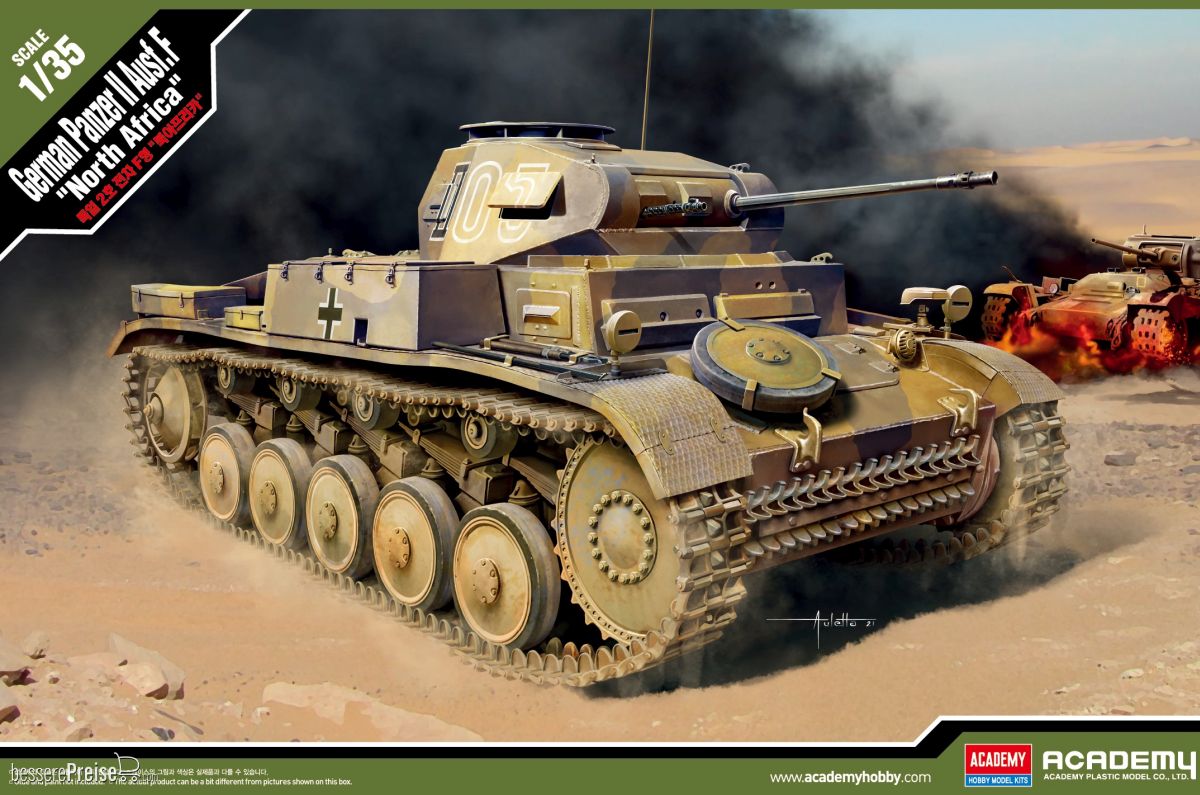 Academy 13535 - 1/35 Panzer II Ausf.F Nordafrika