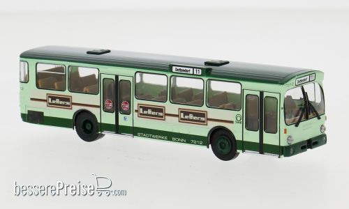 Brekina 50806 - Brekina, Mercedes O 305 Stadtbus, 1972, Stadtwerke Bonn - Leffers, 1:87