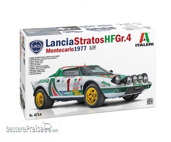 Italeri 510104714 - 1:12 Lancia Stratos HF Gr.4