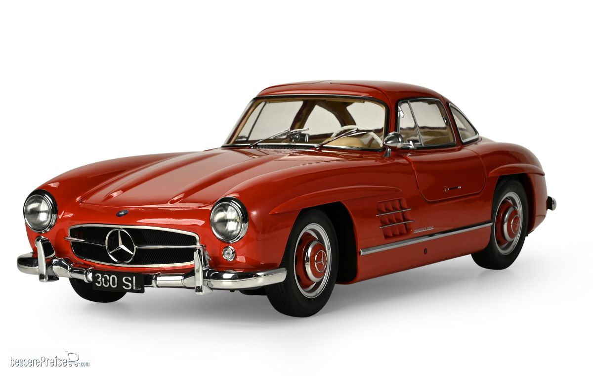 iXO COLLECTIONS 520010114 - 1:8 IXO Mercedes 300 SL Rot