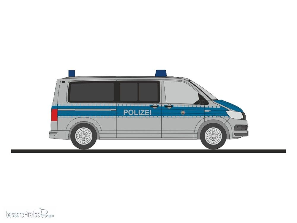 Rietze 53729 - Volkswagen T6 Polizei Nordrhein-Westfalen, 1:87