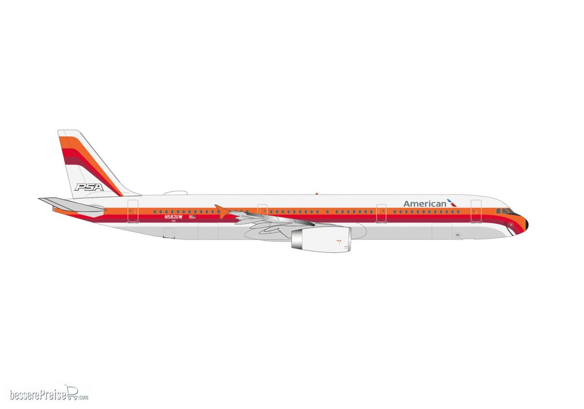 Herpa 538244 - A321 American Airl. - PSA