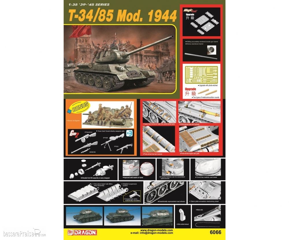 Dragon 540006066 - 1:35 T-34/85 Mod. 1944