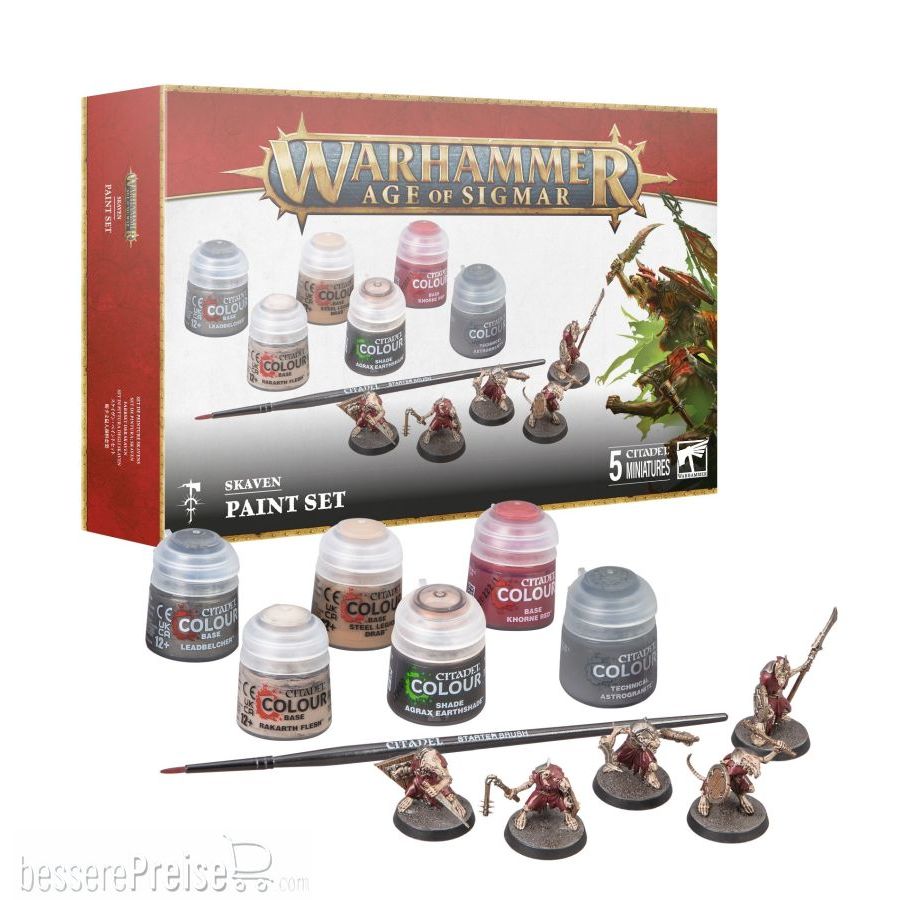 Games Workshop 54170206001 - AOS SKAVEN + PAINT SET GER/FRE/ITA/DUT 60-09