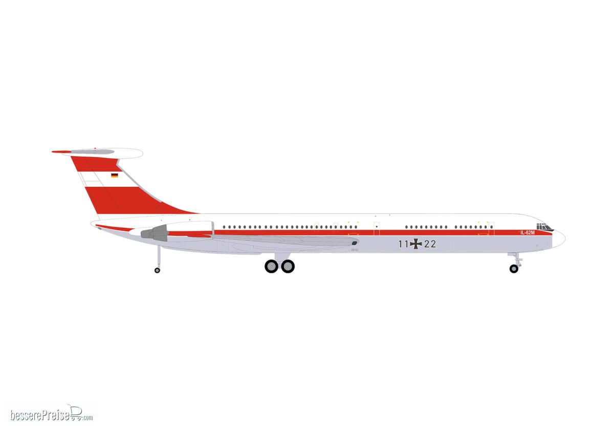 Herpa 573412 - IL-62M Luftwaffe Flugbereit.