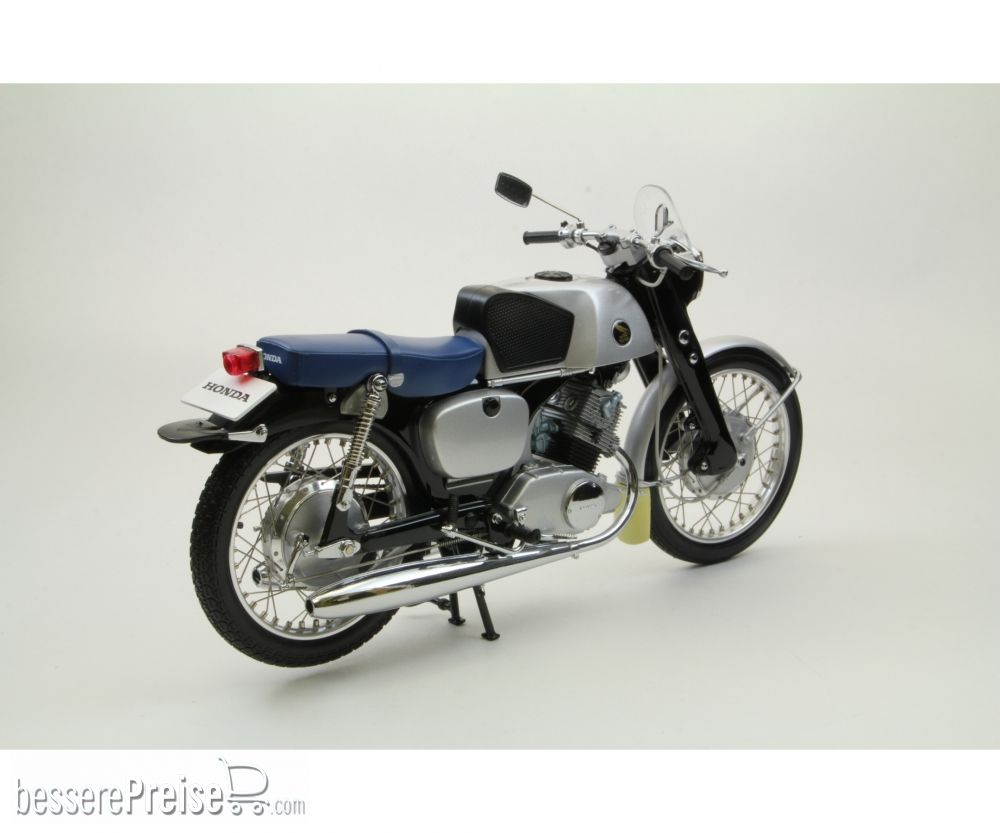 Ebbro 591010024 - 1:10 HONDA CB92 Schwarz-Silber