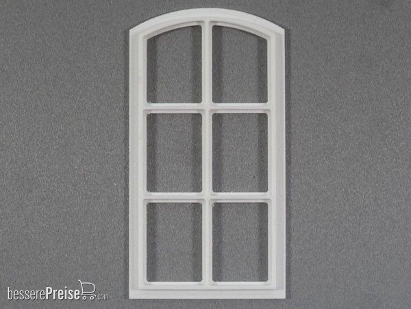 Heyn 6143.1 - Stichbogen-Fabrikfenster 56 x28 mm