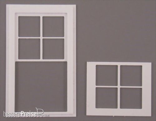 Heyn 6148.2 - Fenster New Orleans A 45 x 74 mm, 4er-Set