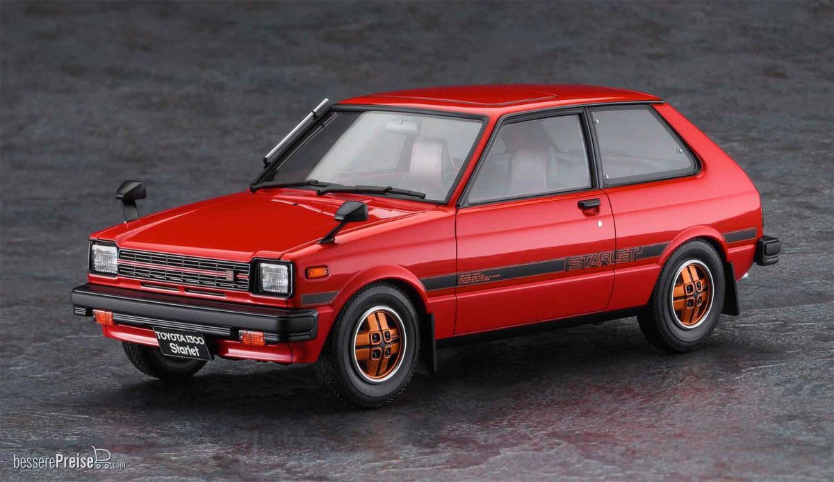 Hasegawa 621163 - 1/24 Toyota Starlet KP 61 S, 1980