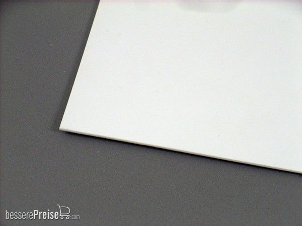 Heyn 6405.2 - Polystyrol weiß 1,0mm ca. 500x500 mm