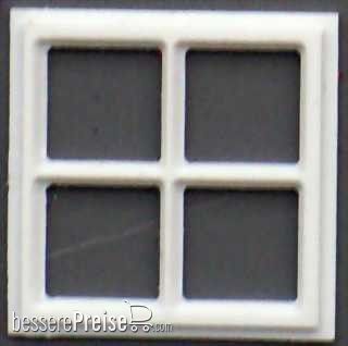 Heyn 6711.2 - Fenster Geräteschuppen, 1:32 25 x 25 mm, 4er Set