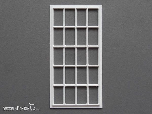 Heyn 6732.2 - Fabrikfenster, 1:32 35 x 73 mm, 4er-Set