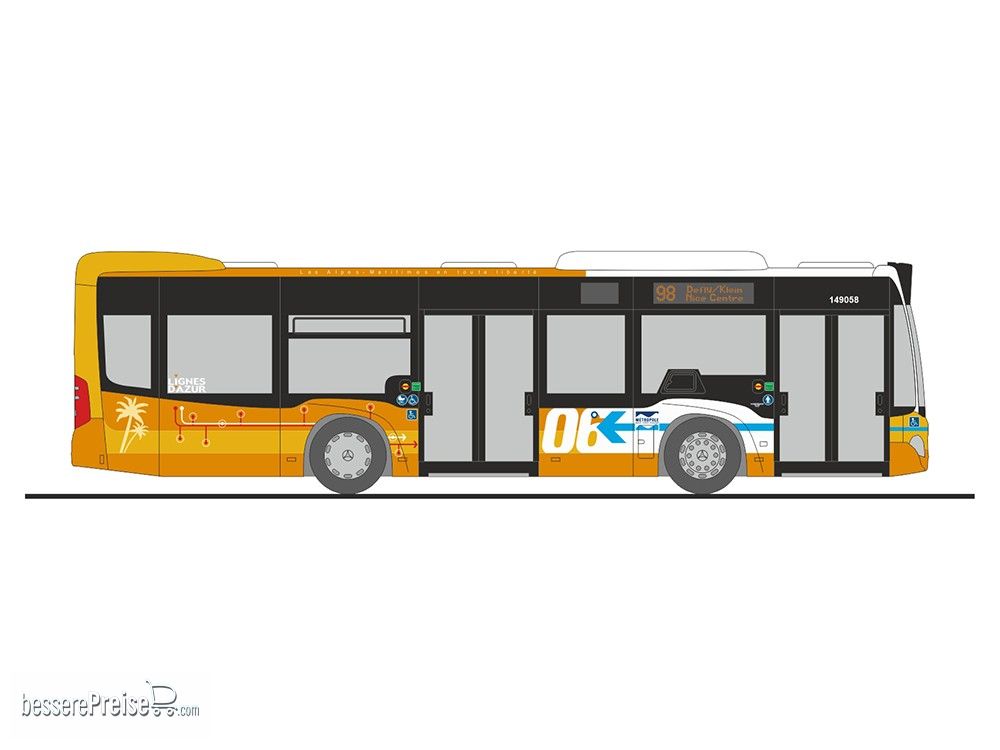 Rietze 67966 - Mercedes-Benz Citaro K´15 Lignes DAzur (FR), 1:87