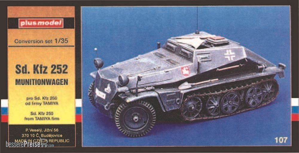 Plus model 107 - Sd.Kfz 252 Munitionswagen für Tamiya Bausatz