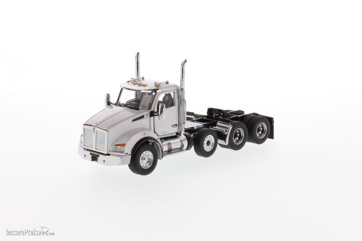 Diecast Masters 71058 - Kenworth T880 SBFA Day Cab Tandem Tractor Zugmaschine 2-Achs - Weiß Metallic