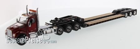 Diecast Masters 71061 - Kenworth T880 SFFA Day Cab Tridem Tractor w. XL120 Lowbed Trailer Zugmaschine m. XL120 Tiefbett Auflieger