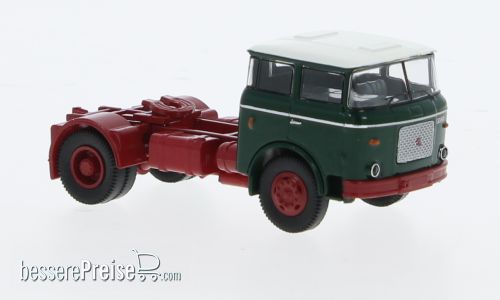 Brekina 71828 - Brekina, LIAZ 706 SZM, dunkelgrün/dunkelrot, 1976, 1:87