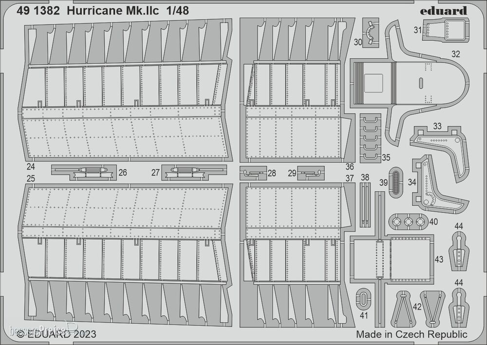 Eduard Accessories BIG49390 - 1/48 Hurricane Mk.IIc 1/48