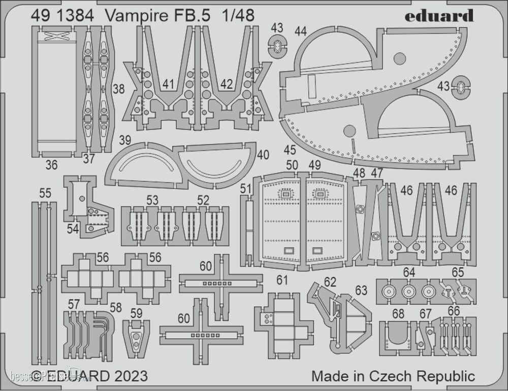 Eduard Accessories BIG49394 - 1/48 Vampire FB.5 1/48