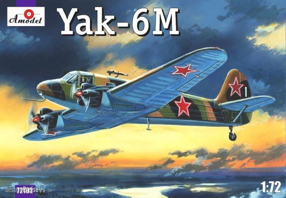 Amodel AMO72182 - Yakovlev Yak-6M Sov. light transport air