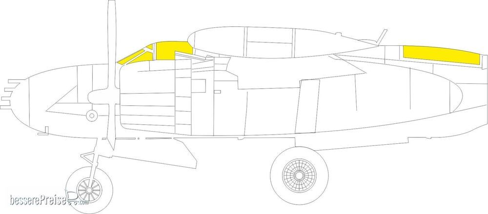 Eduard Accessories EX844 - B-26K Invader for ICM