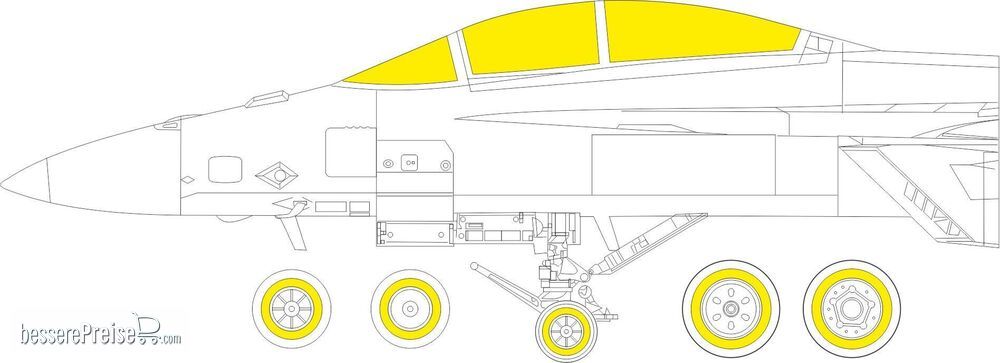 Eduard Accessories EX849 - F/A-18F TFace for HOBBY BOSS