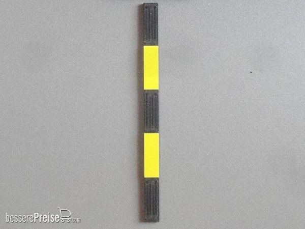 Heyn 7515.1 - Mastschild schwarz-gelb 50 x 3,5 mm