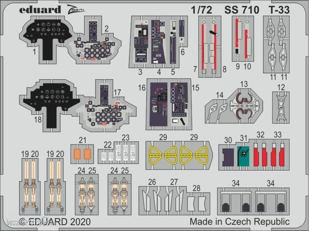 Eduard Accessories SS710 - T-33