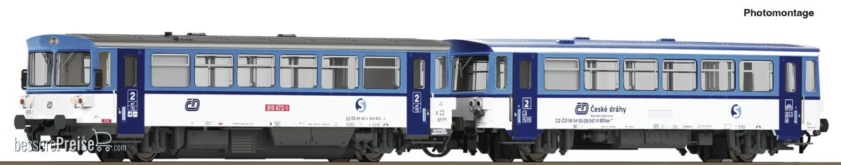 Roco 7780004 - Dieseltriebwagen 810 472-1 mit Beiwagen, CD