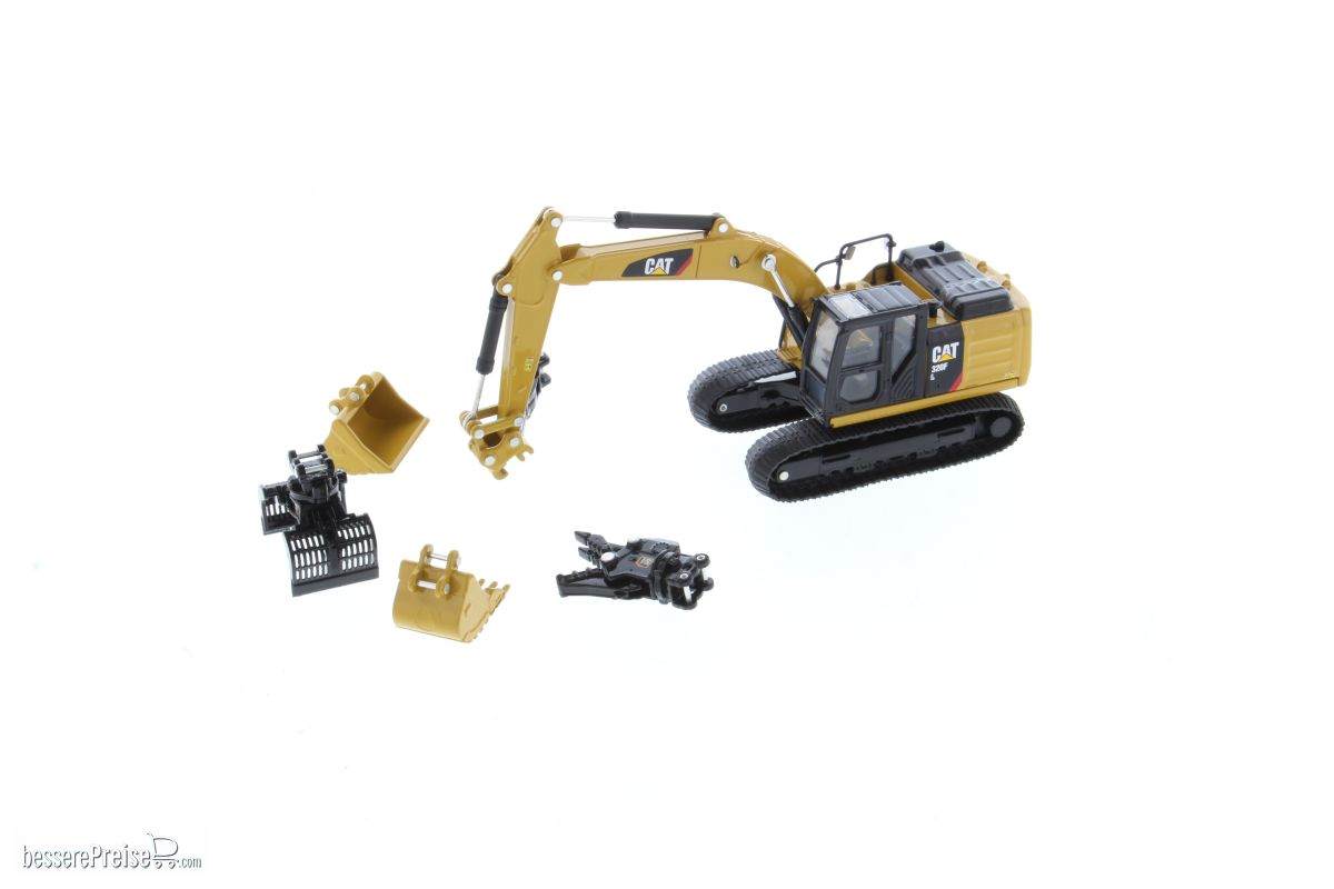 Diecast Masters 85636 - Caterpillar 320F w tools Bagger mit extra Werkzeuge