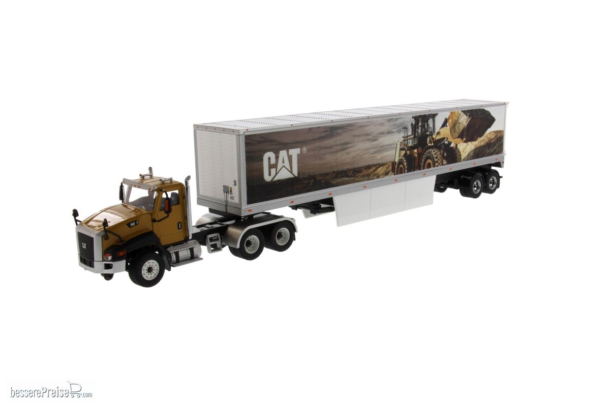 Diecast Masters 85666 - Caterpillar CT660 Zugmaschine mit Cat Werbetrailer