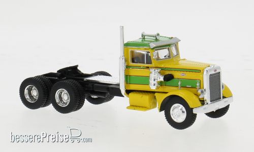 Brekina 85760 - Brekina, Peterbilt 281, gelb/grün, 1955, 1:87