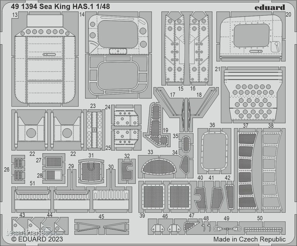 Eduard Accessories 491394 - 1/48 Sea King HAS.1 1/48 AIRFIX